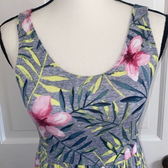 SO tropical print tank midi dress - Picture 4 of 8